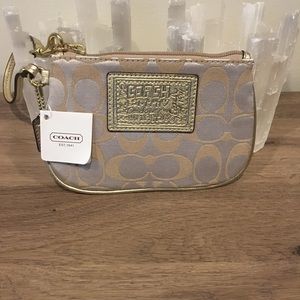 Coach Wristlet - Gold